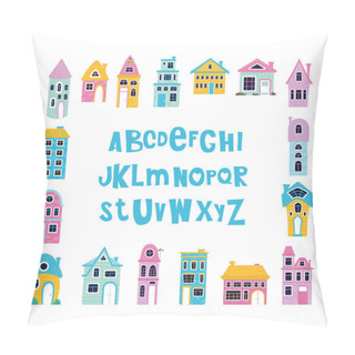 Personality  Cute Cartoon Houses Pillow Covers