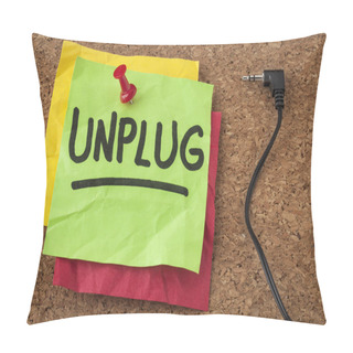 Personality  Unplug - Information Overload Concept Pillow Covers