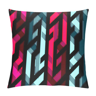 Personality  Vintage Crystal Geometric Seamless Pattern Pillow Covers