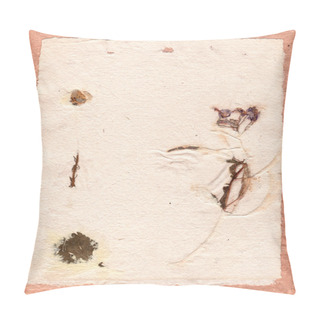Personality  Paper Made The Hands With Dried Flowers Pillow Covers