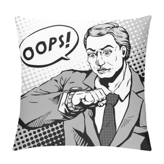Personality  Comic Male Oops Pillow Covers