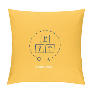 Personality  Logistics Company Logo. Pillow Covers