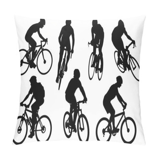 Personality  Bike Silhouettes Pillow Covers