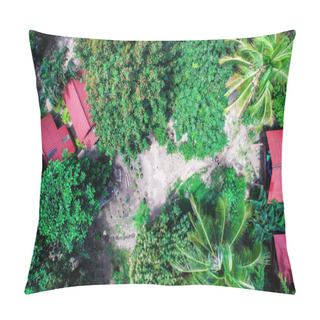 Personality  Aerial Island View Pillow Covers