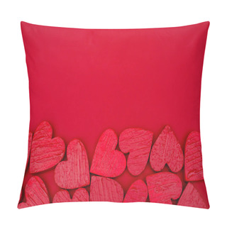 Personality  Red Hearts Postcard Valentines Day Pillow Covers