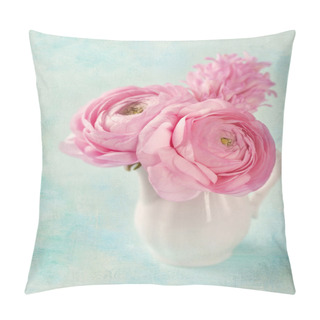 Personality  Pink Ranunculus Pillow Covers