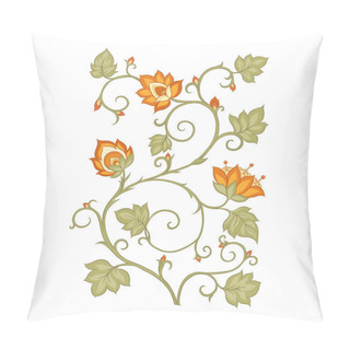 Personality  Tradition Mughal Motif, Fantasy Flowers Pillow Covers