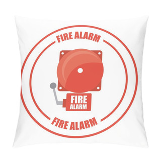 Personality  Fire Alarm Design  Pillow Covers