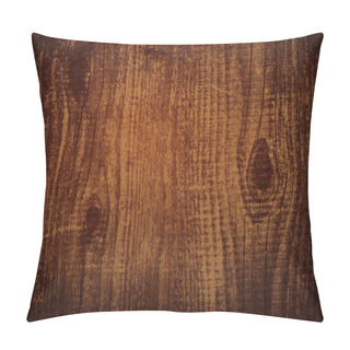 Personality  Illustration Of The Natural Dark Wooden Background Pillow Covers