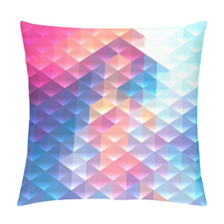 Personality  Seamless Texture With Triangles Mosaic Pillow Covers