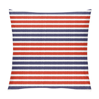 Personality  Seamless Horizontal Stripes Fabric Pattern Pillow Covers