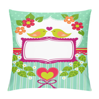 Personality  Romantic Card Design Pillow Covers