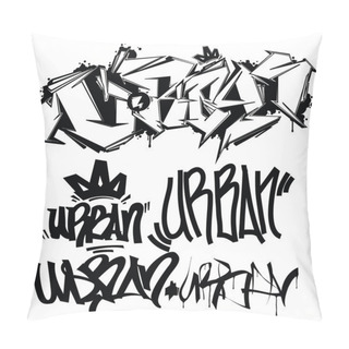 Personality  Vector Graffiti Tags - Writing Pillow Covers