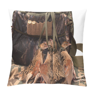 Personality  Fowling Bag And Bird. Pillow Covers