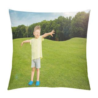 Personality  Summer Walking Boy.  Pillow Covers