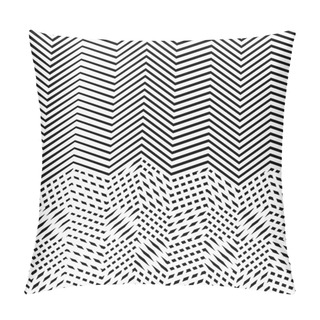 Personality  Interlace, Interlocking Lines. Curve, Flex Intersecting Lines Gr Pillow Covers