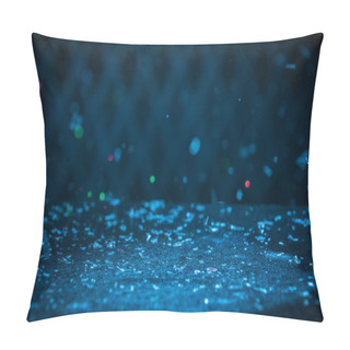 Personality  Glitter Lights Background. Vintage Sparkle Bokeh With Selective  Pillow Covers