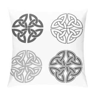Personality  Vector Celtic Knot. Ethnic Ornament. Pillow Covers
