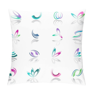 Personality  Design Elements Set. Abstract Icons Set.  Pillow Covers