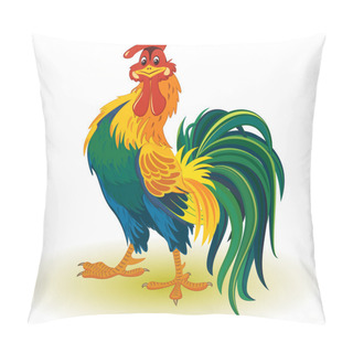 Personality  Colorful Rooster Pillow Covers