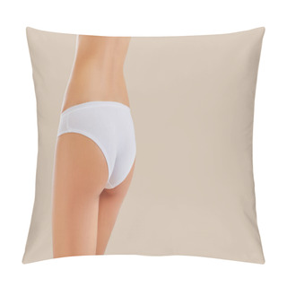 Personality  Close Up Of Womans  Buttocks In Underwear Pillow Covers