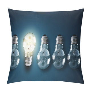 Personality  Illuminated Light Bulb Pillow Covers