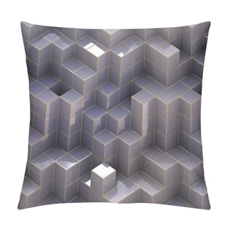 Personality  Abstract Cubes Pillow Covers