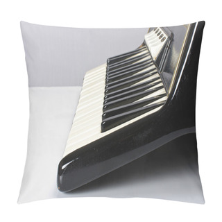 Personality  Accordion Keyboard And Registers Landscape Format Pillow Covers