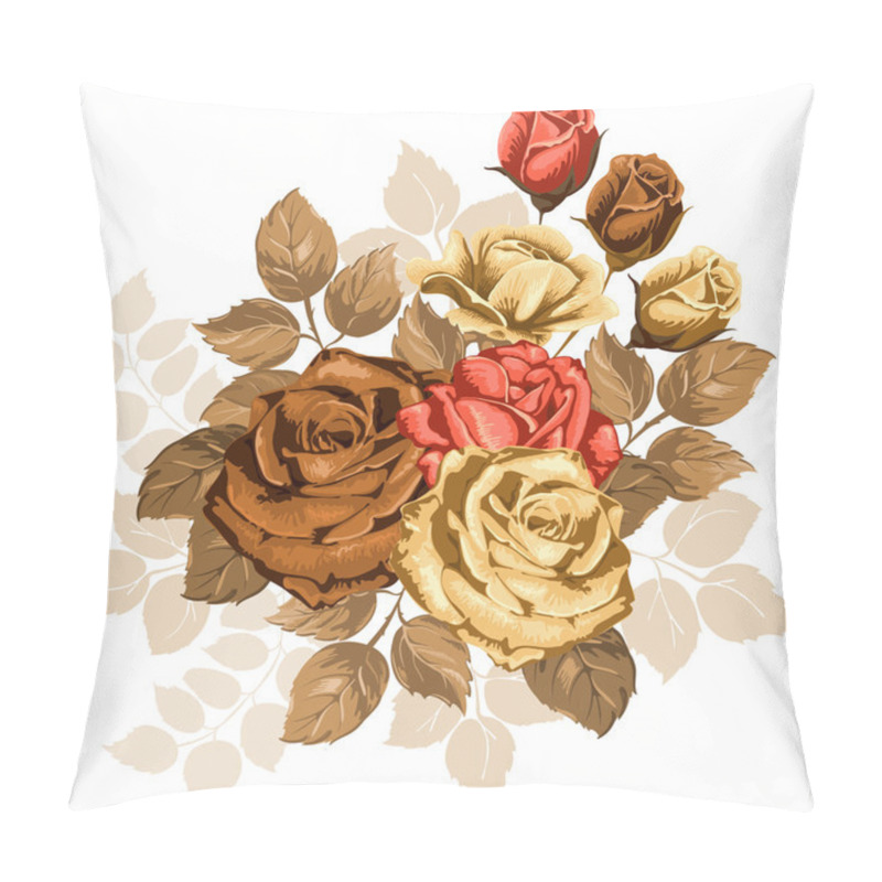 Personality  Vintage Bouquet Pillow Covers