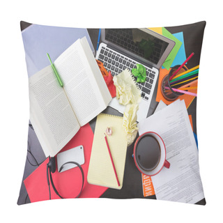 Personality  Messy Workplace Pillow Covers