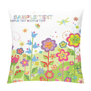 Personality  Seamless Floral Border Pillow Covers