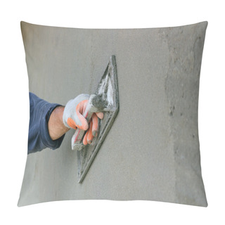 Personality  Plastering A Wall Pillow Covers