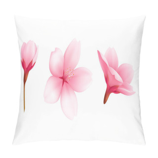 Personality  Vector Spring Sakura Cherry Blooming Flowers Pillow Covers