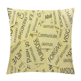 Personality  Gratitude Therapy Cards Pillow Covers