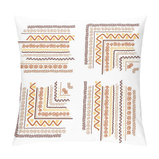 Personality  Design Elements With Ethnic Handmade Ornament Pillow Covers