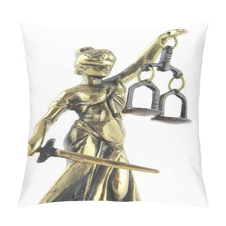 Personality  Symbol Of Law And Justice. Pillow Covers
