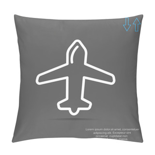 Personality  Aircraft Web Icon Pillow Covers