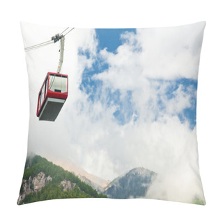 Personality  Cable Car At Tahtali Mountain (Olympus), Turkey Pillow Covers