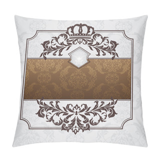 Personality  Royal Ornate Vintage Frame Pillow Covers