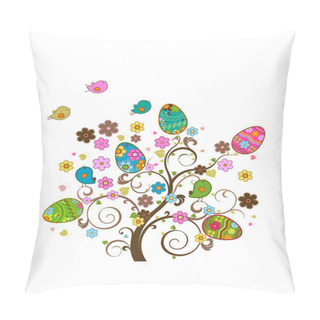 Personality  Easter Tree Pillow Covers