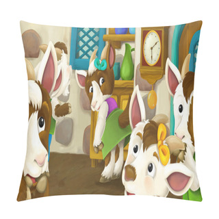Personality  Cartoon Fairy Tale Scene Pillow Covers