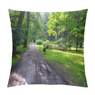 Personality  Park On Rainy Day Pillow Covers