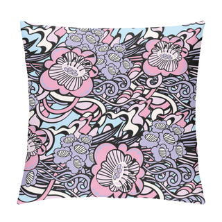 Personality  Abstract Flowers Pattern Pillow Covers