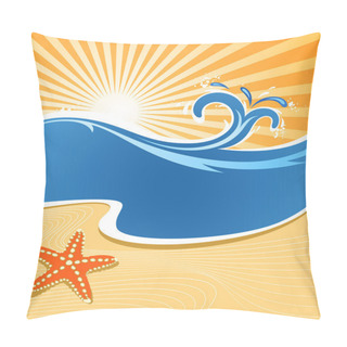Personality  Abstraction On A Sea Theme Pillow Covers
