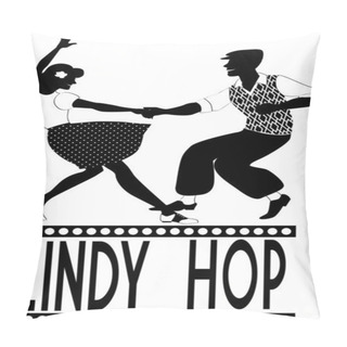 Personality  Lindy Hop Silhouette Pillow Covers