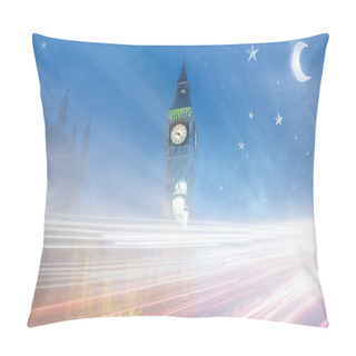 Personality  Big Ben In A Fantasy Pillow Covers