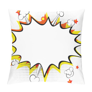Personality  Comic Book Background. Pillow Covers