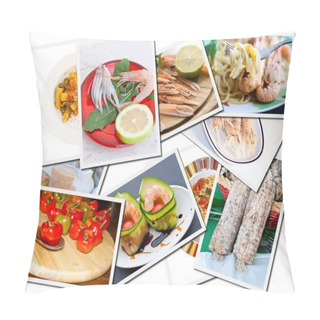 Personality  Food Postcards Pillow Covers