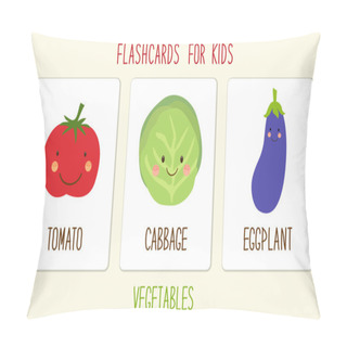 Personality  Cartoon Characters Of Vegetables Pillow Covers
