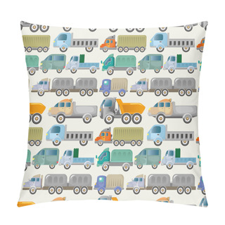 Personality  Seamless Truck Pattern Pillow Covers